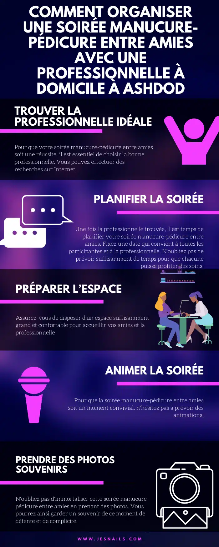 Soirée manucure-pédicure entre amies – Organisation à domicile soirée manucure-pédicure entre amies