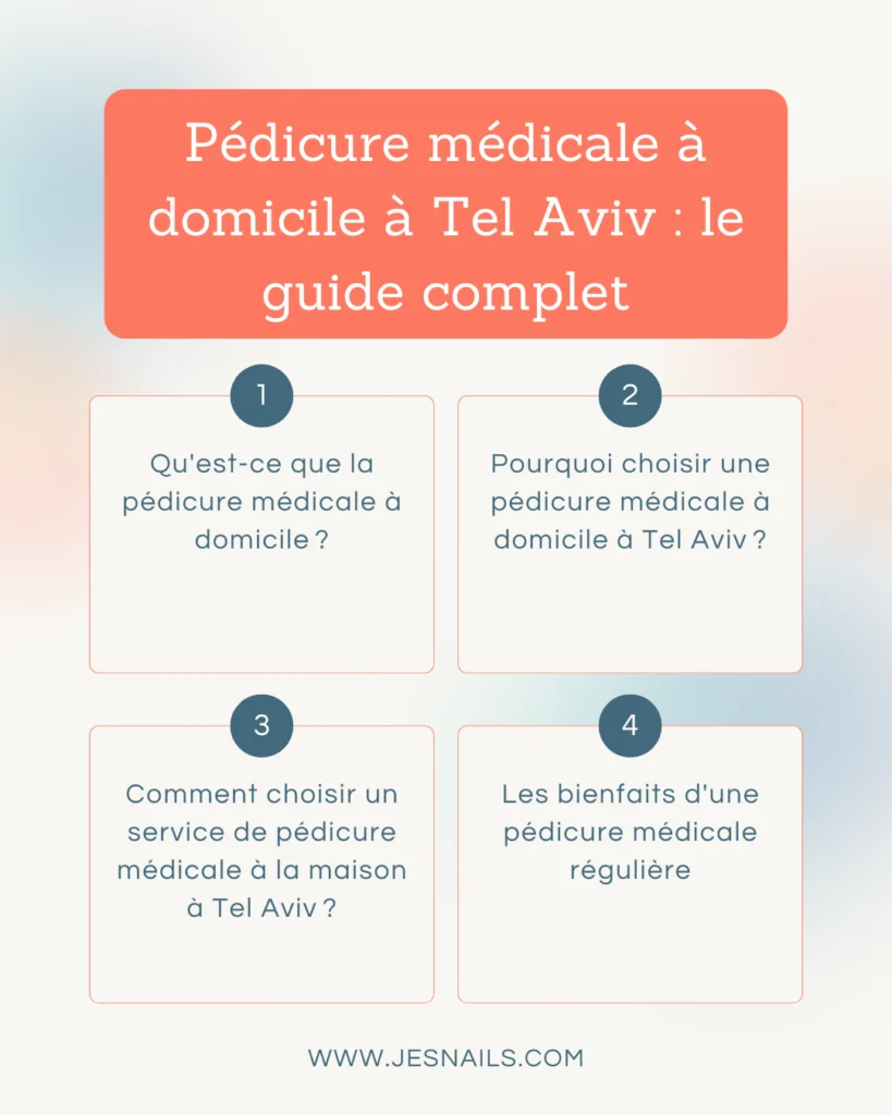 Pédicure médicale à domicile à Tlv Pédicure médicale à domicile à Tel Aviv